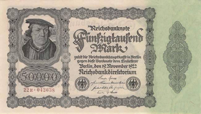 50000 Mark 1922 Ro.79d E